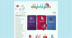 Desktop Screenshot of iddybiddyboo.com.au